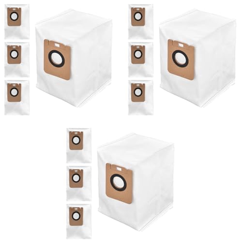 Verilux® 12PCS Replacement Parts Dust Collector Bag for Dreame D10s Plus Vacuum Cleaner Reuseable Bags for Hair Dirt Debris Vacuuming Accessories Verilux® 12PCS Replacement Parts Dust Collector Bag for Dreame D10s Plus Vacuum Cleaner Reuseable Bags for Hair Dirt Debris Vacuuming Accessories